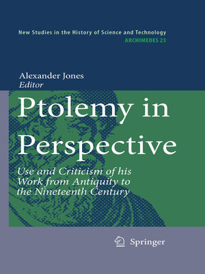 cover image of Ptolemy in Perspective